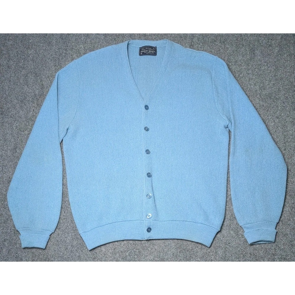 Arnold Palmer Robert Bruce Cardigan Large Tall LT Sweater Golf Knit‎ Long Sleeve